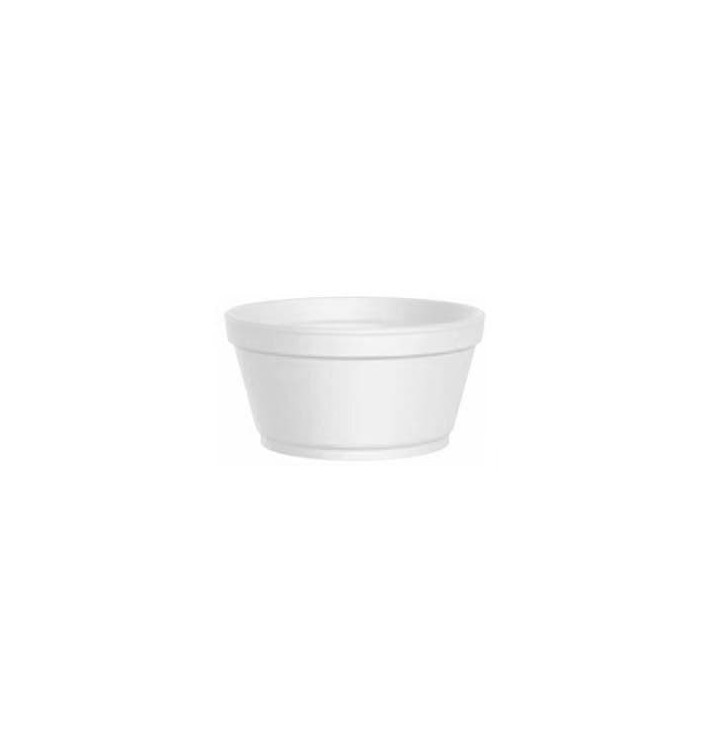 Foam Container White 2 Oz/60ml Ø7,4cm (50 Units)