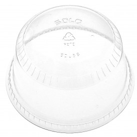 Plastic Dome Lid PET Crystal Ø9,2cm (50 Units) 