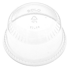 Plastic Dome Lid PET Crystal Ø9,2cm (1000 Units)