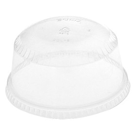 Plastic Dome Lid PET Crystal Ø9,2cm (1000 Units)