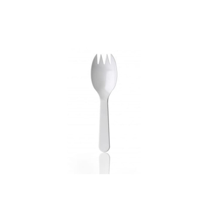 Plastic Fork Spork PS 9,8cm (1.000 Units) Plastic Fork Spork PS 9,8cm (1.000 Units)