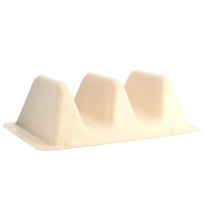 Sugarcane Taco Holder 18x11x5cm (300 Units) Sugarcane Taco Holder 18x11x5cm (300 Units)