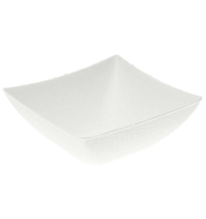 Sugarcane Mini Bowl Square Shape White 7x7cm (50 Units) Sugarcane Mini Bowl Square Shape White 7x7cm (50 Units)