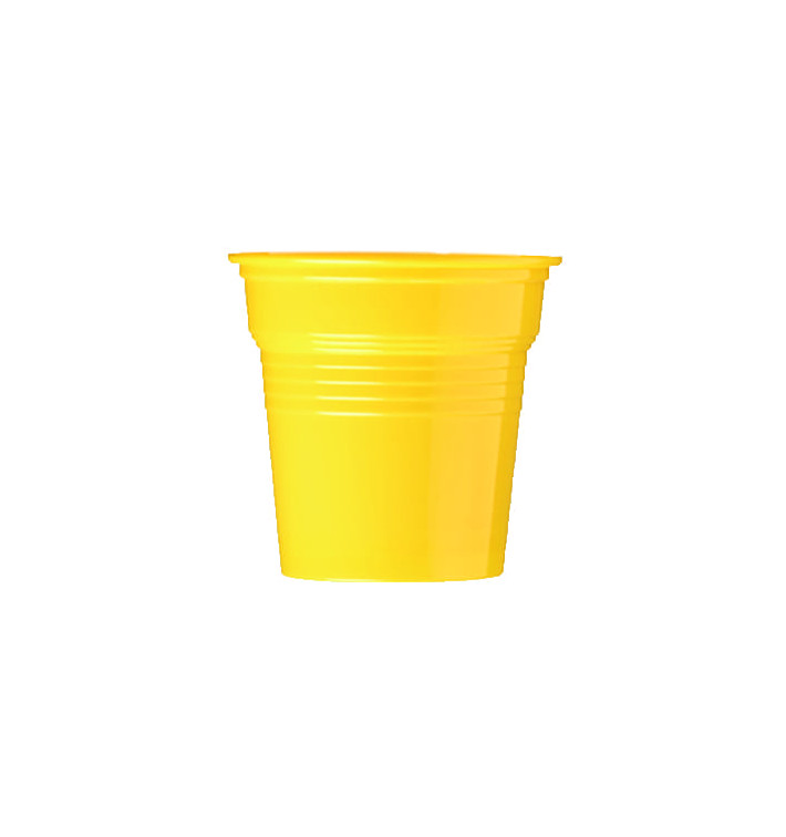 Plastic Shot PS Yellow 80ml Ø5,7cm (1500 Units)