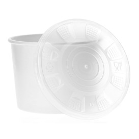 Disposable Soup Containers Lids  Paper Soup Containers Lids - 50