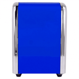 Napkin Steel Dispenser "Miniservis" Blue 10,5x9,7x14cm  (1 Unit)