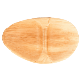 Palm Leaf Tray Oval Shape 2C 27x15x2,5cm (200 Units)