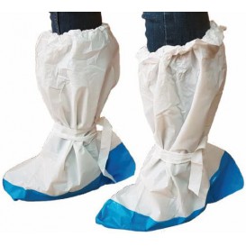 Disposable Plastic Boots Covers PE with Reinforce Sole (400Pairs)