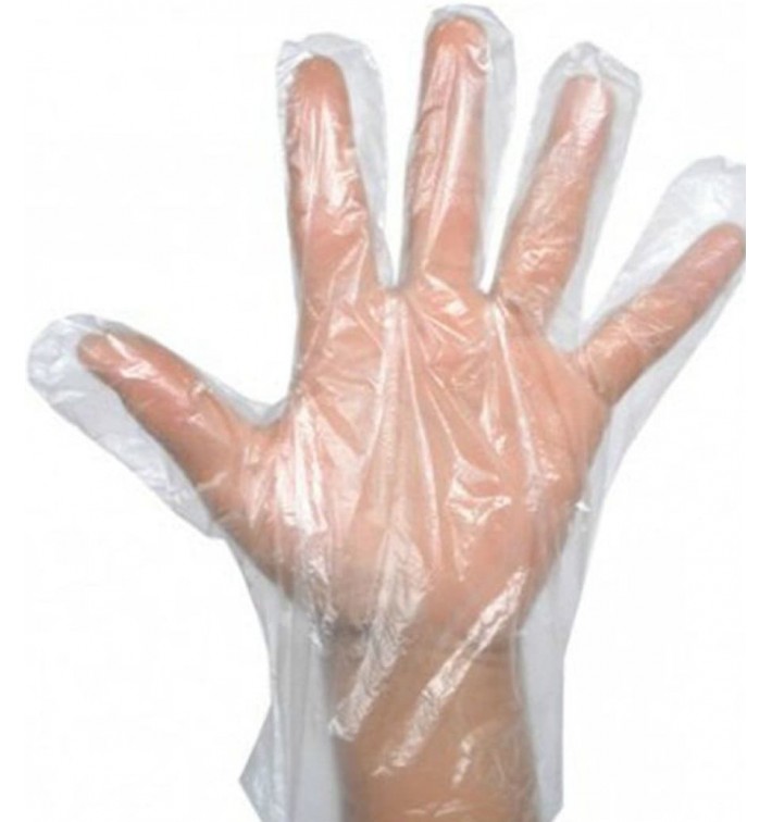 Plastic Glove PE "EVA" Folded Clear (100 Units)