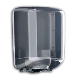 Plastic Paper Dispenser ABS Center Pull "Smoked"  (1 Unit)