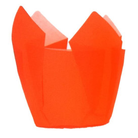 Cupcake Liner Tulip shape Orange Ø5x5/8cm (2000 Units)