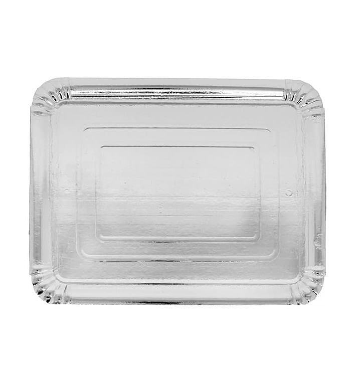 Paper Tray Rectangular shape Silver 16x22 cm (1100 Units) Paper Tray Rectangular shape Silver 16x22 cm (1100 Units)