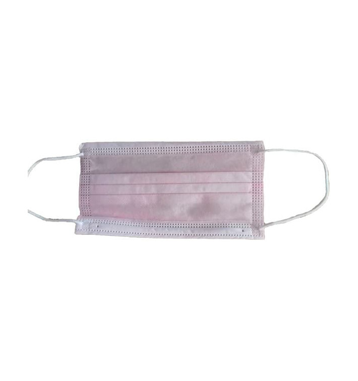 Disposable Surgical Mask Triple Layer with Gum Pink (1000 Units) Disposable Surgical Mask Triple Layer with Gum Pink (1000 Units)