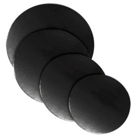 Paper Cake Circle Black 32cm (100 Units) 