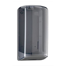 Plastic Bulk Pack Toilet Tissues Dispenser Flat Z folding ABS Smoked  (1 Unit)