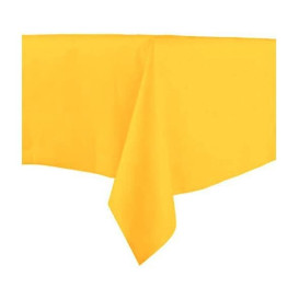 Tablecloth Novotex Non-Woven Yellow 100x100cm (150 Units) 