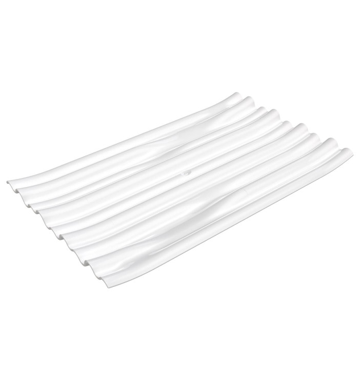 Tasting Plastic Plate PS Flat Clear 8x6,6 cm (50 Units) Tasting Plastic Plate PS Flat Clear 8x6,6 cm (50 Units)