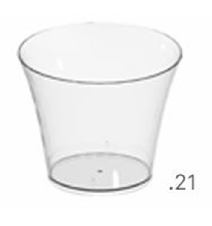 Plastic Tasting Cup PS "Meadow" Clear 75 ml (25 Units) 
