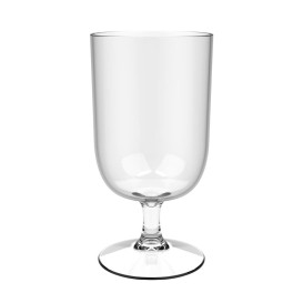 Plastic Stemmed Beer Glass TRITAN Reusable "Bio Based" 354ml (1 Unit) 