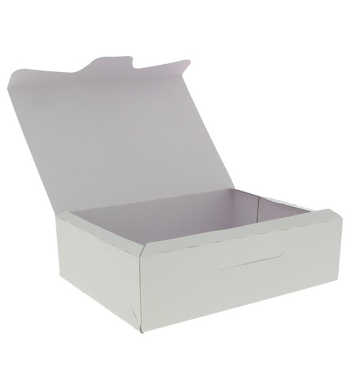 Paper Bakery Box White 18,2x13,6x5,2cm 500g (250 Units)