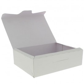 Paper Bakery Box White 18,2x13,6x5,2cm 500g (25 Units)