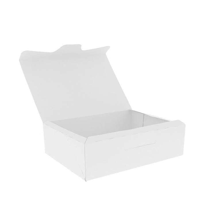 Paper Bakery Box White 18,2x13,6x5,2cm 500g (25 Units)