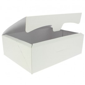 Paper Bakery Box White 25,8x18,9x8cm 2Kg (25 Units)