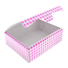 Paper Bakery Box Pink 20,4x15,8x6cm 1kg (200 Units)