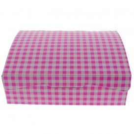 Paper Bakery Box Pink 20,4x15,8x6cm 1kg (20 Units)