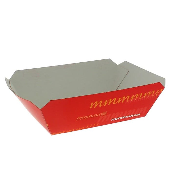 Paper Food Boat Tray 250ml 9,6x6,5x4,2cm (25 Units) Paper Food Boat Tray 250ml 9,6x6,5x4,2cm (25 Units)