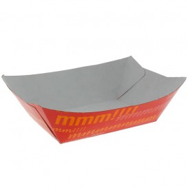 Paper Food Boat Tray 350ml 10,6x7,3x4,5cm (1000 Units)