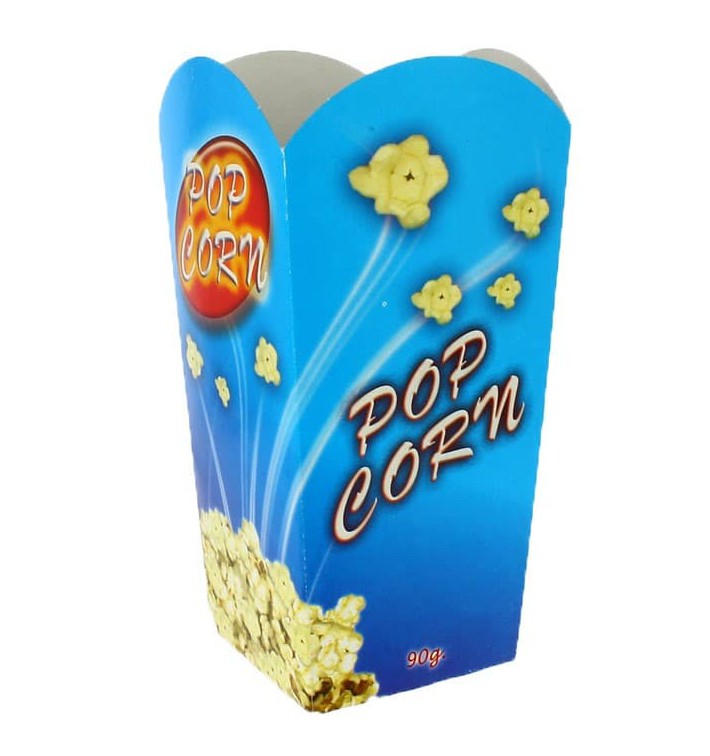 Paper Popcorn Box Medium Size 90gr 7,8x10,5x18cm (25 Units) 