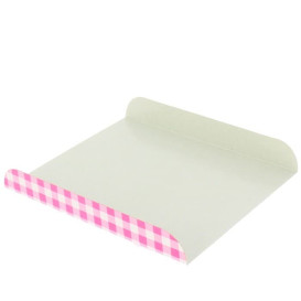 Paper Tray Waffles Pink 15x13cm (100 Units) 