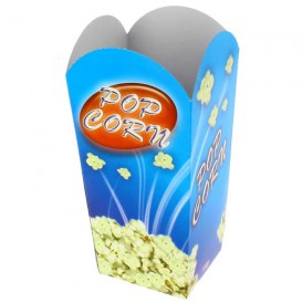 Paper Popcorn Box Small Size 45gr 6,5x8,5x15cm (25 Units)