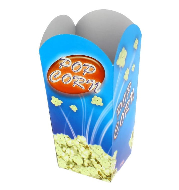 Paper Popcorn Box Small Size 45gr 6,5x8,5x15cm (25 Units) Paper Popcorn Box Small Size 45gr 6,5x8,5x15cm (25 Units)