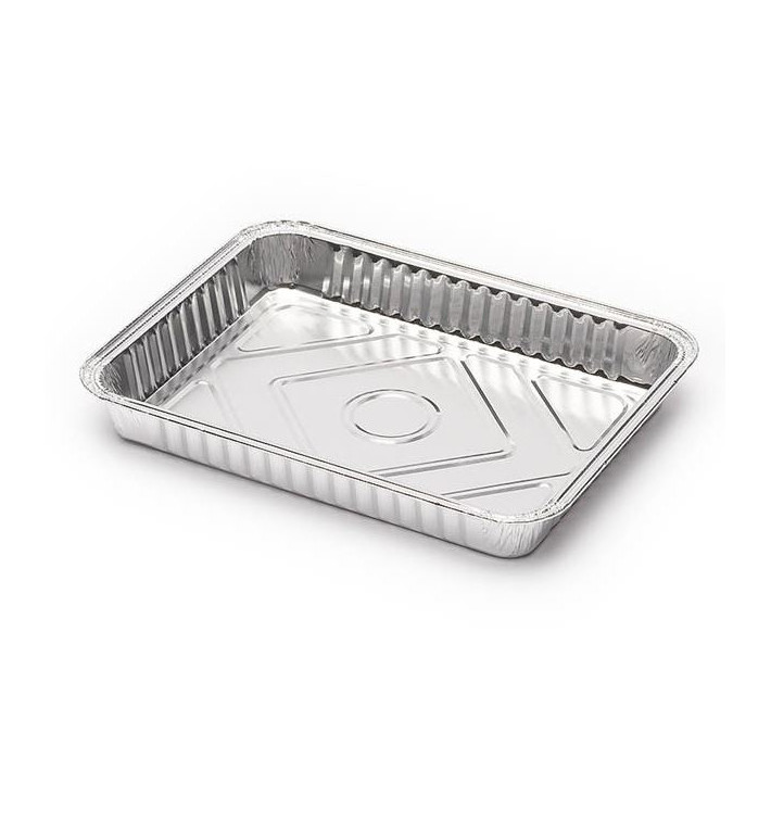 Foil Pan 835ml 22,6x17,5cm (100 Units) Foil Pan 835ml 22,6x17,5cm (100 Units)