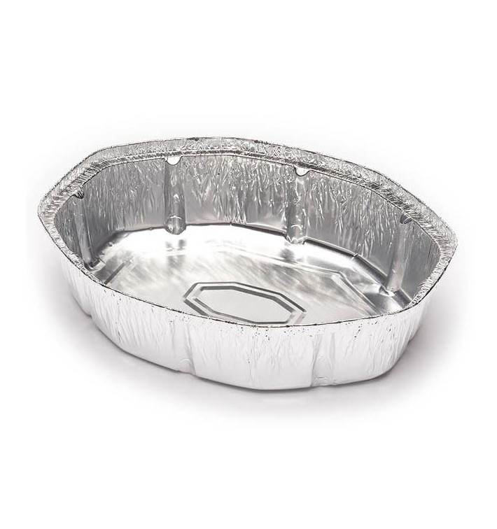 Foil Pan for Roast Chicken Oval Shape 1900ml (125 Units)  