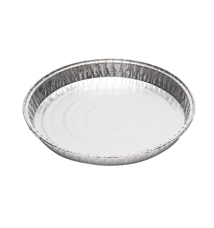 Foil Pan Round Shape 27,5cm 1150ml (125 Units) Foil Pan Round Shape 27,5cm 1150ml (125 Units)