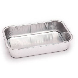 Foil Container Rectangular Shape 330ml (100 Units)