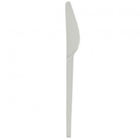 Cornstarch Knife Biodegradable CPLA White 16cm (1000 Units)