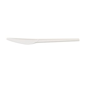Cornstarch Knife Biodegradable CPLA White 16cm (1000 Units)