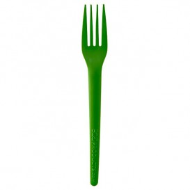 Cornstarch Fork CPLA Compostable Green 17,0 cm (1.000 Units)