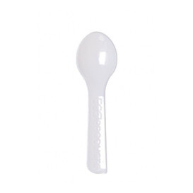 Cornstarch Ice Cream Spoon CPLA Compostable White 7,5 cm (200 Units)