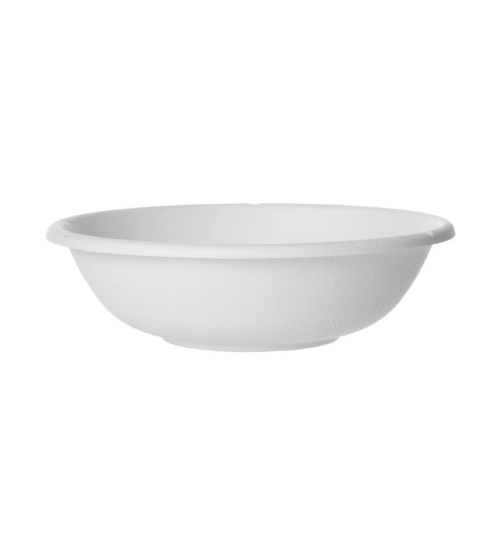 Sugarcane Bowl Bagasse White 470ml (800 Units) Sugarcane Bowl Bagasse White 470ml (800 Units)