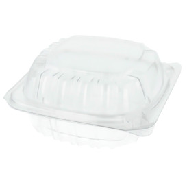 Plastic Hinged Deli Container OPS "Clear Seal" 120ml (125 Units)