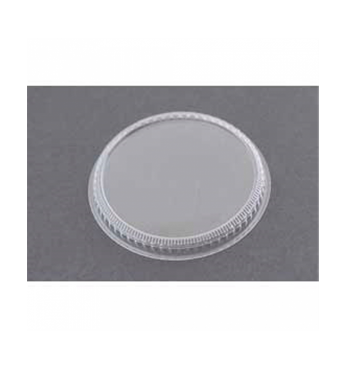 Plastic Lid for Plastic Tasting Cup PS Clear 8,3cm (20 Units)