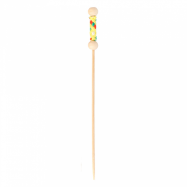 Bamboo Food Pick Natural Design 12cm (100 Units)  