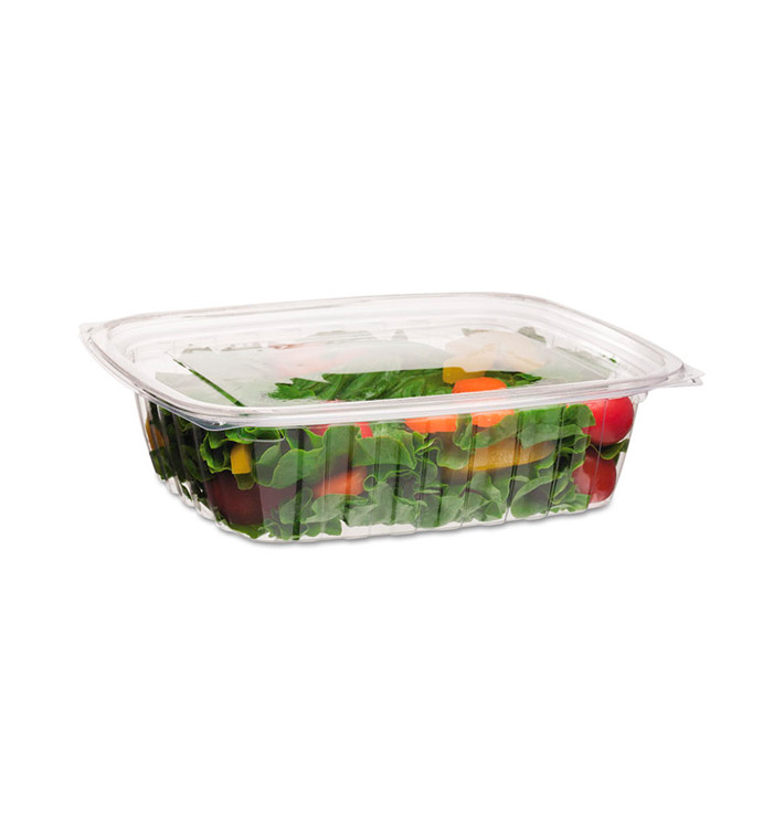Cornstarch Deli Container with Lid PLA Compostable 1420ml (50 Units) Cornstarch Deli Container with Lid PLA Compostable 1420ml (50 Units)