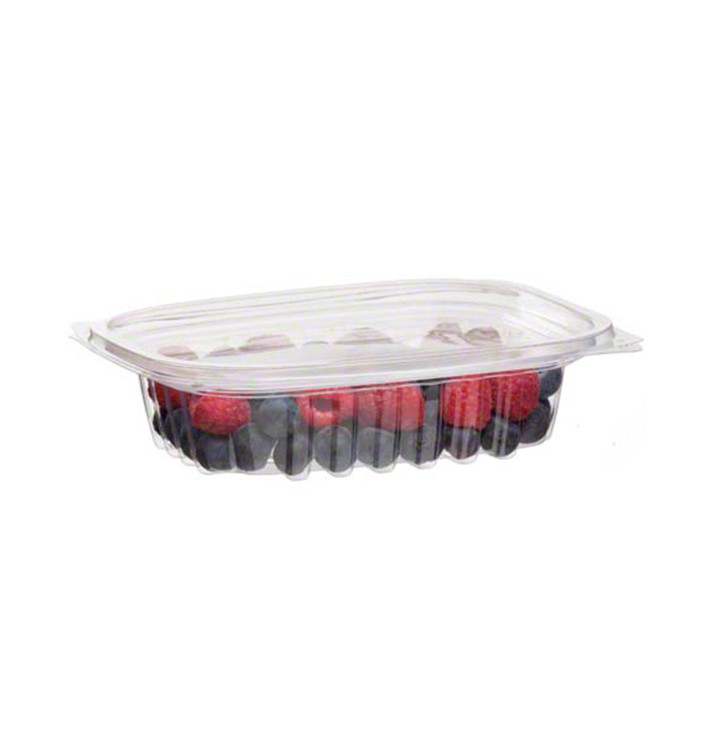 Cornstarch Deli Container with Lid PLA Compostable 235ml (100 Units) Cornstarch Deli Container with Lid PLA Compostable 235ml (100 Units)