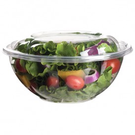 Salad Bowl with Lid PLA 710ml (150 Units)